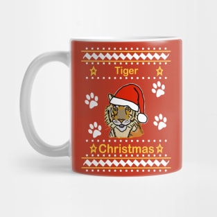 Tiger Christmas Sweater Mug